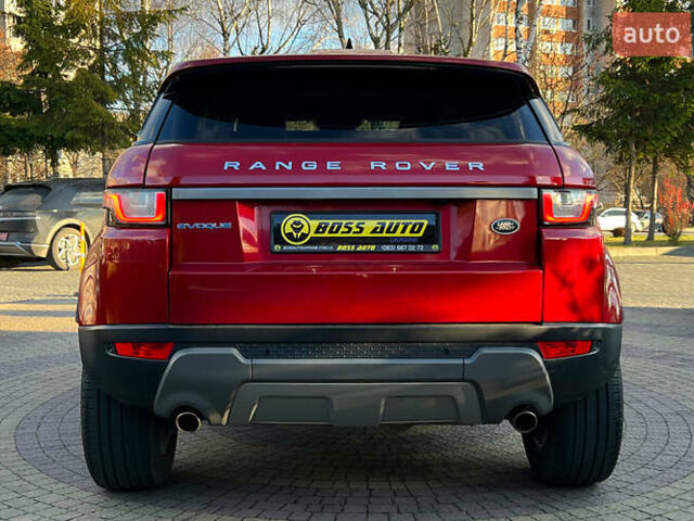 Червоний Ленд Ровер Рендж Ровер Евок, об'ємом двигуна 2 л та пробігом 135 тис. км за 15500 $, фото 5 на Automoto.ua
