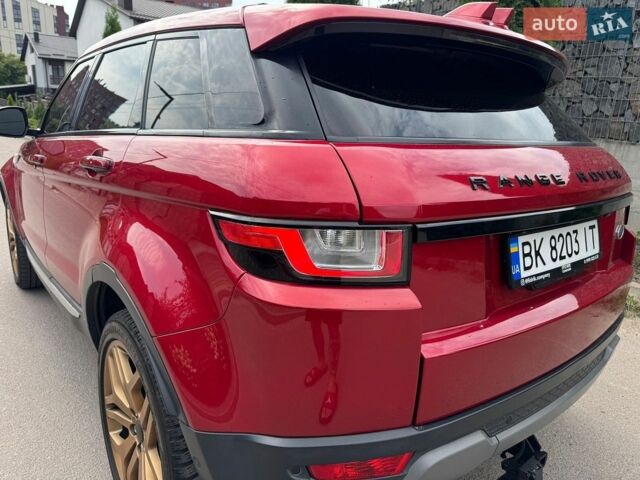 Червоний Ленд Ровер Рендж Ровер Евок, об'ємом двигуна 2 л та пробігом 183 тис. км за 13500 $, фото 7 на Automoto.ua