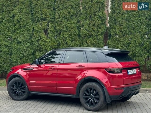 Червоний Ленд Ровер Рендж Ровер Евок, об'ємом двигуна 2 л та пробігом 56 тис. км за 25000 $, фото 5 на Automoto.ua