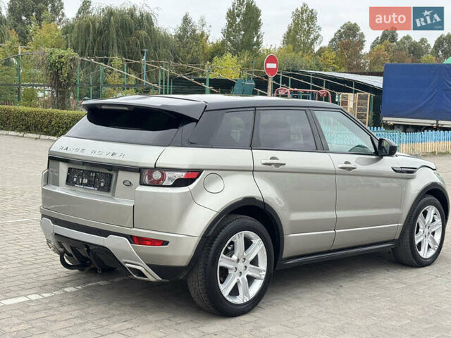 Жовтий Ленд Ровер Рендж Ровер Евок, об'ємом двигуна 2.18 л та пробігом 183 тис. км за 18950 $, фото 12 на Automoto.ua