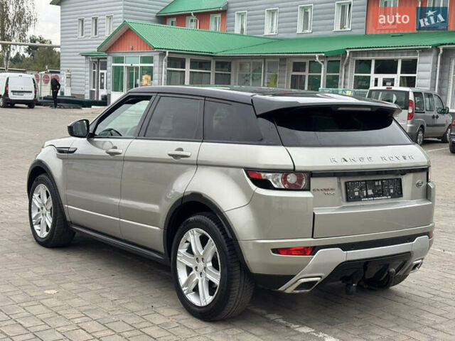 Жовтий Ленд Ровер Рендж Ровер Евок, об'ємом двигуна 2.18 л та пробігом 183 тис. км за 18950 $, фото 8 на Automoto.ua