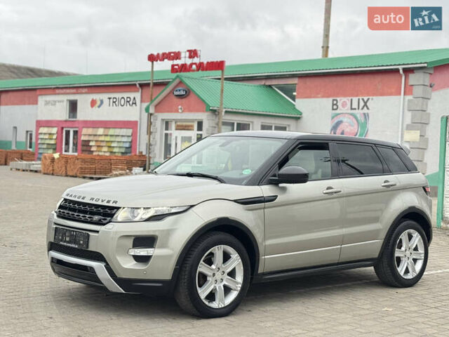 Жовтий Ленд Ровер Рендж Ровер Евок, об'ємом двигуна 2.18 л та пробігом 183 тис. км за 18950 $, фото 4 на Automoto.ua