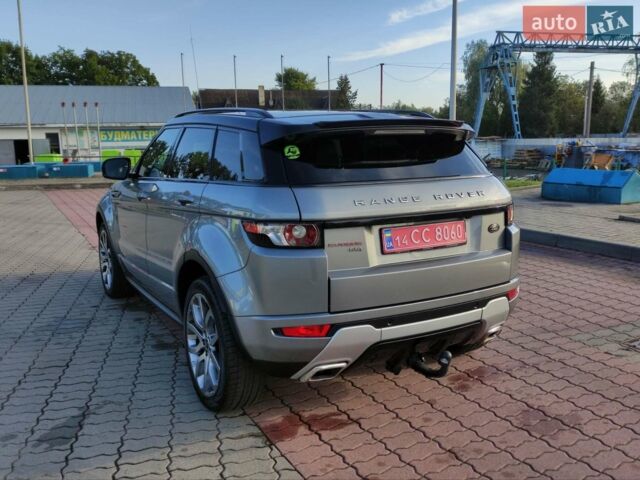 Сірий Ленд Ровер Рендж Ровер Евок, об'ємом двигуна 2 л та пробігом 215 тис. км за 14950 $, фото 10 на Automoto.ua