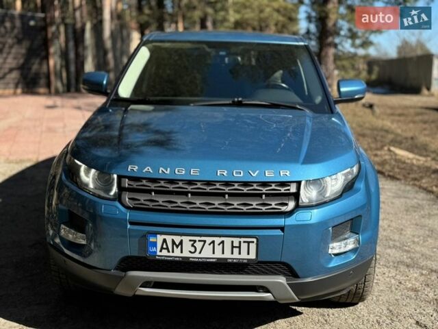 Синий Ленд Ровер Рендж Ровер Эвок, объемом двигателя 2.18 л и пробегом 178 тыс. км за 17900 $, фото 1 на Automoto.ua