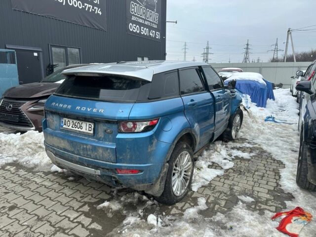 Синий Ленд Ровер Рендж Ровер Эвок, объемом двигателя 2.2 л и пробегом 170 тыс. км за 8000 $, фото 2 на Automoto.ua
