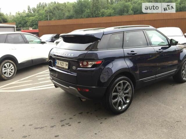 Синий Ленд Ровер Рендж Ровер Эвок, объемом двигателя 2 л и пробегом 99 тыс. км за 17500 $, фото 4 на Automoto.ua