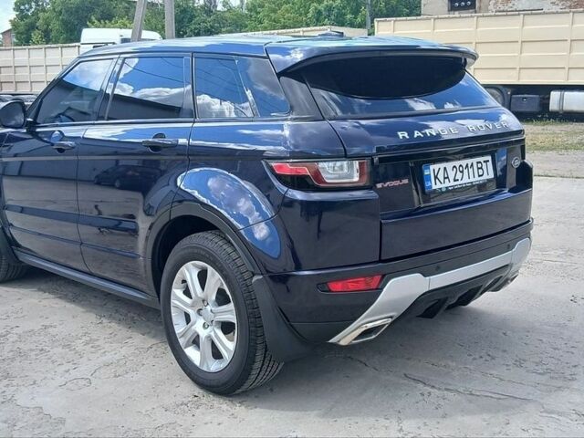 Синій Ленд Ровер Рендж Ровер Евок, об'ємом двигуна 2.18 л та пробігом 137 тис. км за 21000 $, фото 1 на Automoto.ua