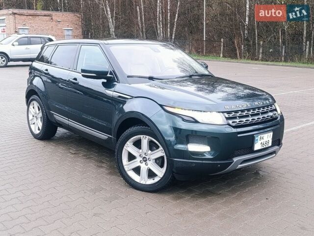 Зеленый Ленд Ровер Рендж Ровер Эвок, объемом двигателя 2 л и пробегом 222 тыс. км за 12950 $, фото 1 на Automoto.ua