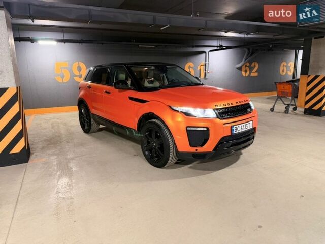 Помаранчевий Ленд Ровер Рендж Ровер Евок, об'ємом двигуна 2 л та пробігом 128 тис. км за 15000 $, фото 14 на Automoto.ua