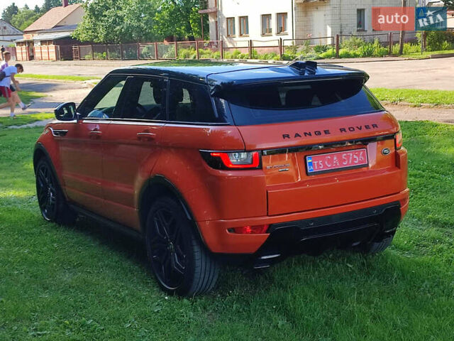 Помаранчевий Ленд Ровер Рендж Ровер Евок, об'ємом двигуна 2 л та пробігом 90 тис. км за 25950 $, фото 39 на Automoto.ua