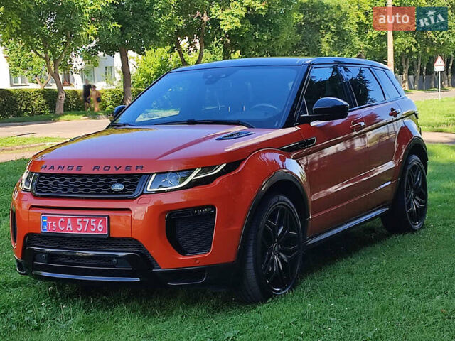 Помаранчевий Ленд Ровер Рендж Ровер Евок, об'ємом двигуна 2 л та пробігом 90 тис. км за 25950 $, фото 45 на Automoto.ua