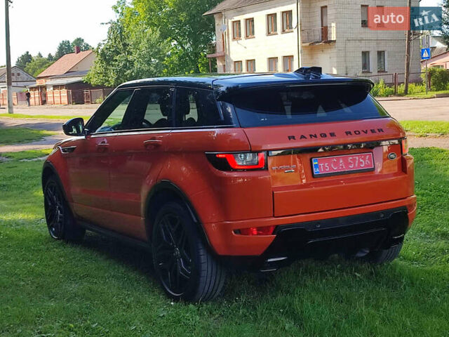 Помаранчевий Ленд Ровер Рендж Ровер Евок, об'ємом двигуна 2 л та пробігом 90 тис. км за 25950 $, фото 40 на Automoto.ua