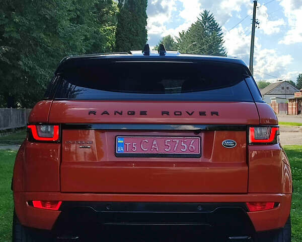 Помаранчевий Ленд Ровер Рендж Ровер Евок, об'ємом двигуна 2 л та пробігом 90 тис. км за 25950 $, фото 38 на Automoto.ua