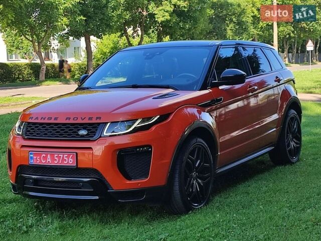 Помаранчевий Ленд Ровер Рендж Ровер Евок, об'ємом двигуна 2 л та пробігом 95 тис. км за 22950 $, фото 20 на Automoto.ua