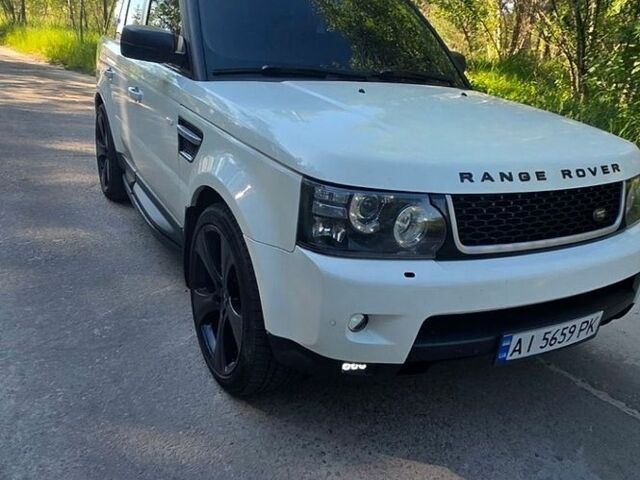 Білий Ленд Ровер Range Rover Sport, об'ємом двигуна 4.2 л та пробігом 206 тис. км за 9500 $, фото 1 на Automoto.ua