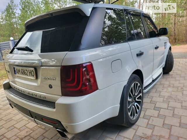 Білий Ленд Ровер Range Rover Sport, об'ємом двигуна 3 л та пробігом 199 тис. км за 16900 $, фото 5 на Automoto.ua