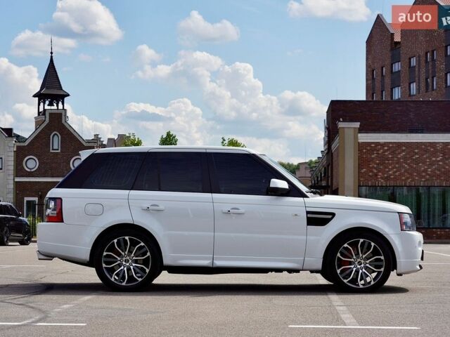 Білий Ленд Ровер Range Rover Sport, об'ємом двигуна 5 л та пробігом 193 тис. км за 17500 $, фото 3 на Automoto.ua