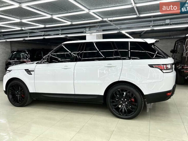 Білий Ленд Ровер Range Rover Sport, об'ємом двигуна 5 л та пробігом 119 тис. км за 39500 $, фото 18 на Automoto.ua