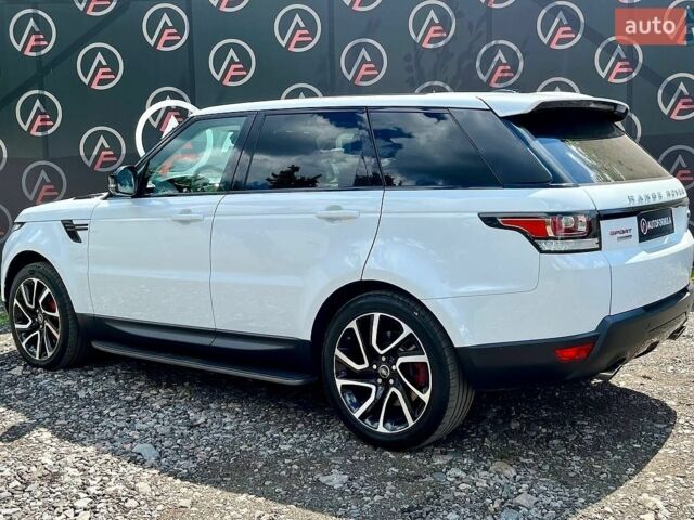 Білий Ленд Ровер Range Rover Sport, об'ємом двигуна 5 л та пробігом 124 тис. км за 24990 $, фото 9 на Automoto.ua