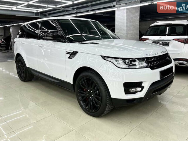 Білий Ленд Ровер Range Rover Sport, об'ємом двигуна 5 л та пробігом 119 тис. км за 39500 $, фото 4 на Automoto.ua