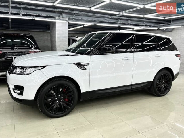 Білий Ленд Ровер Range Rover Sport, об'ємом двигуна 5 л та пробігом 119 тис. км за 39500 $, фото 22 на Automoto.ua