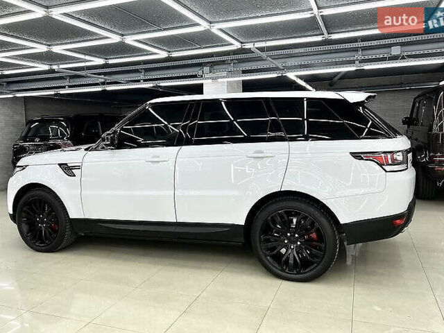 Білий Ленд Ровер Range Rover Sport, об'ємом двигуна 5 л та пробігом 119 тис. км за 39500 $, фото 18 на Automoto.ua