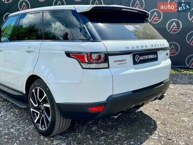 Білий Ленд Ровер Range Rover Sport, об'ємом двигуна 5 л та пробігом 124 тис. км за 24990 $, фото 10 на Automoto.ua