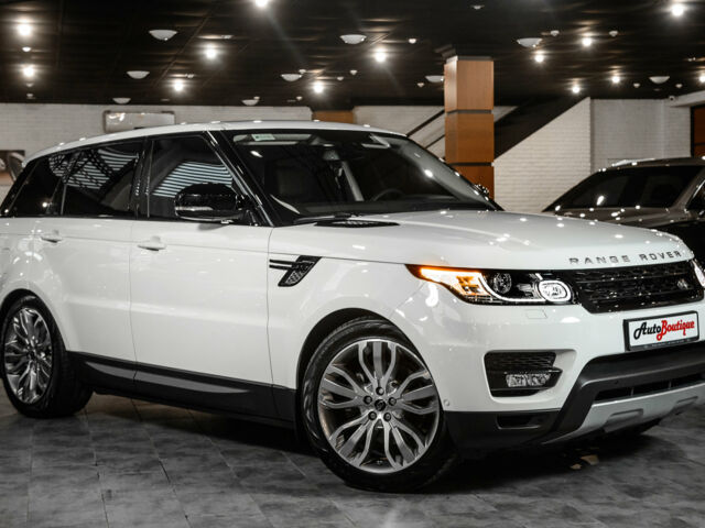 Білий Ленд Ровер Range Rover Sport, об'ємом двигуна 3 л та пробігом 76 тис. км за 49500 $, фото 8 на Automoto.ua