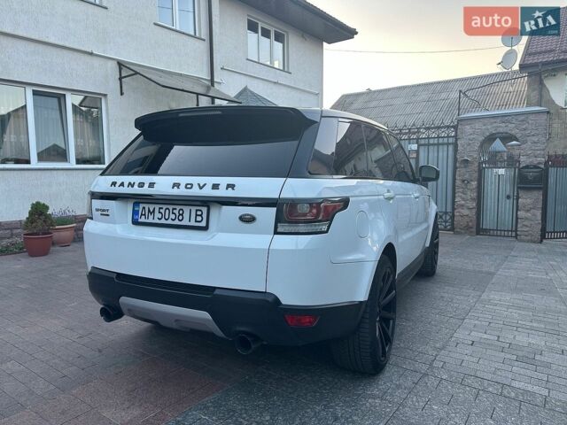 Білий Ленд Ровер Range Rover Sport, об'ємом двигуна 3 л та пробігом 161 тис. км за 22950 $, фото 7 на Automoto.ua