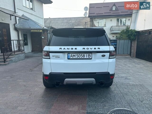 Білий Ленд Ровер Range Rover Sport, об'ємом двигуна 3 л та пробігом 161 тис. км за 22950 $, фото 6 на Automoto.ua