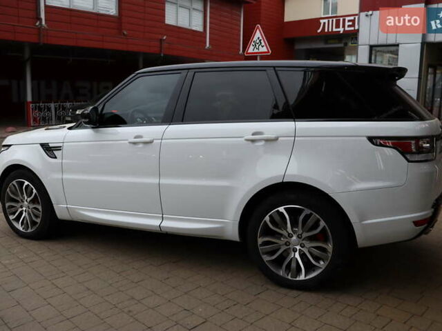 Білий Ленд Ровер Range Rover Sport, об'ємом двигуна 5 л та пробігом 123 тис. км за 29900 $, фото 7 на Automoto.ua