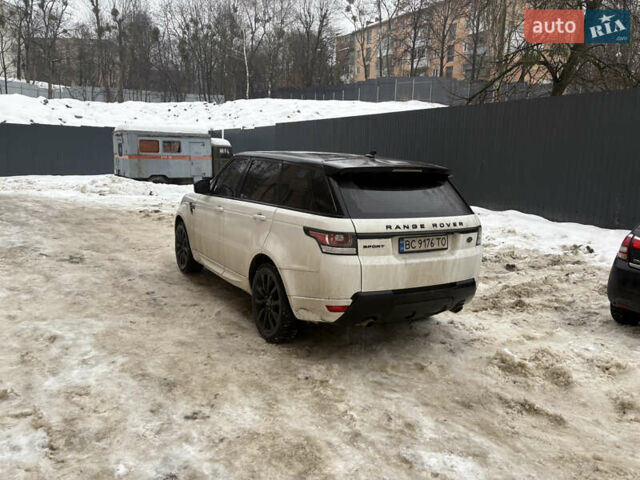 Белый Ленд Ровер Рендж Ровер Спорт, объемом двигателя 3 л и пробегом 130 тыс. км за 29899 $, фото 3 на Automoto.ua