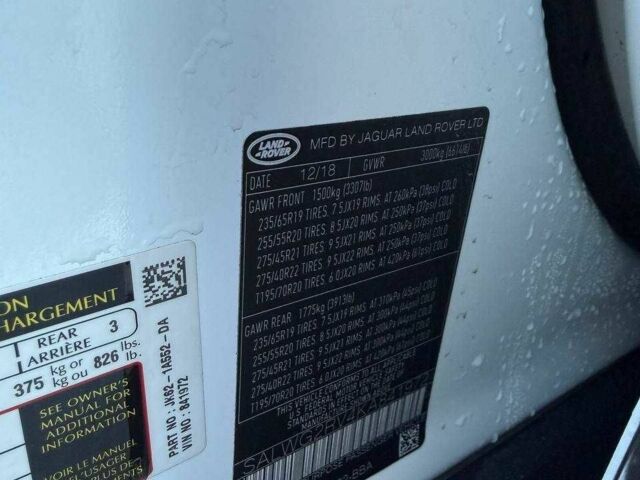 Белый Ленд Ровер Рендж Ровер Спорт, объемом двигателя 3 л и пробегом 142 тыс. км за 34900 $, фото 21 на Automoto.ua