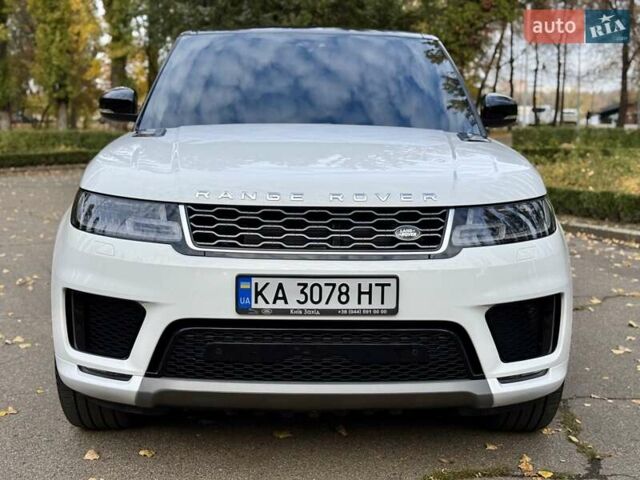 Ленд Ровер Рендж Ровер Спорт 2020 в Киеве на Automoto.ua Белый Ленд Ровер Рендж Ровер Спорт, объемом двигателя 3 л и пробегом 36 тыс. км за 62950 $, фото 1 на Automoto.ua