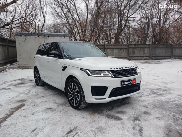 Білий Ленд Ровер Range Rover Sport, об'ємом двигуна 3 л та пробігом 63 тис. км за 61490 $, фото 2 на Automoto.ua