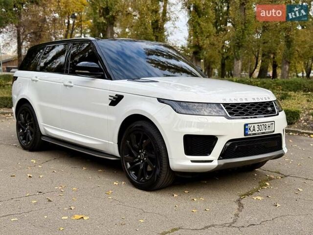 Ленд Ровер Рендж Ровер Спорт 2020 в Киеве на Automoto.ua Белый Ленд Ровер Рендж Ровер Спорт, объемом двигателя 3 л и пробегом 36 тыс. км за 62950 $, фото 2 на Automoto.ua