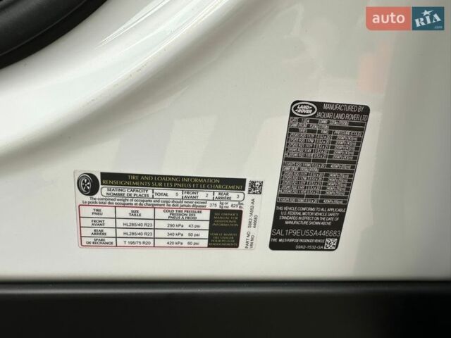 Білий Ленд Ровер Range Rover Sport, об'ємом двигуна 3 л та пробігом 4 тис. км за 132777 $, фото 51 на Automoto.ua