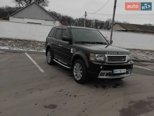 Черный Ленд Ровер Рендж Ровер Спорт, объемом двигателя 4.2 л и пробегом 321 тыс. км за 9000 $, фото 1 на Automoto.ua