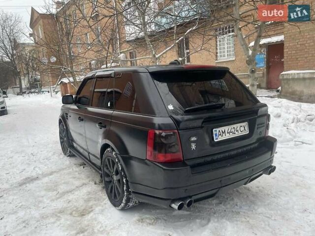 Чорний Ленд Ровер Range Rover Sport, об'ємом двигуна 4.2 л та пробігом 290 тис. км за 10000 $, фото 8 на Automoto.ua