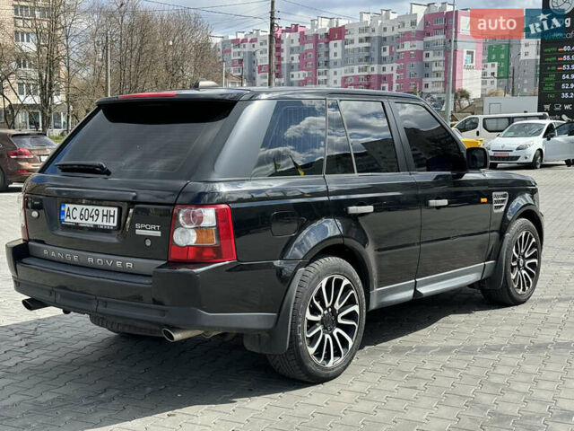 Чорний Ленд Ровер Range Rover Sport, об'ємом двигуна 4.2 л та пробігом 212 тис. км за 8600 $, фото 6 на Automoto.ua