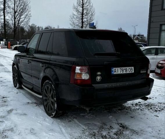 Чорний Ленд Ровер Range Rover Sport, об'ємом двигуна 4.2 л та пробігом 300 тис. км за 9350 $, фото 3 на Automoto.ua