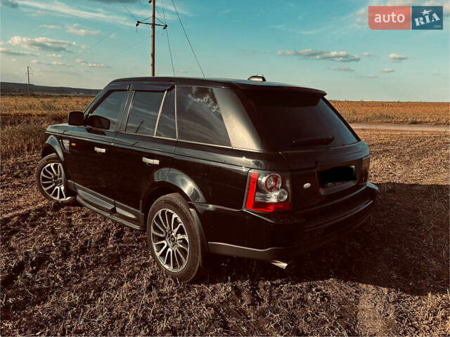 Черный Ленд Ровер Рендж Ровер Спорт, объемом двигателя 4.2 л и пробегом 203 тыс. км за 8800 $, фото 6 на Automoto.ua