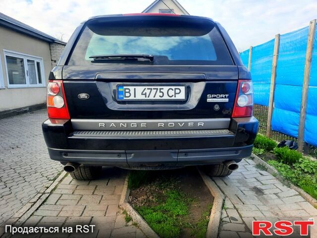 Чорний Ленд Ровер Range Rover Sport, об'ємом двигуна 4.2 л та пробігом 161 тис. км за 10500 $, фото 1 на Automoto.ua