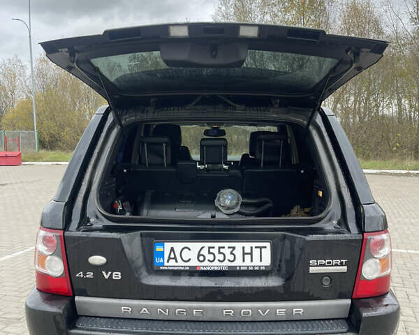 Чорний Ленд Ровер Range Rover Sport, об'ємом двигуна 4.2 л та пробігом 227 тис. км за 9300 $, фото 6 на Automoto.ua