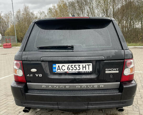 Чорний Ленд Ровер Range Rover Sport, об'ємом двигуна 4.2 л та пробігом 227 тис. км за 9300 $, фото 5 на Automoto.ua