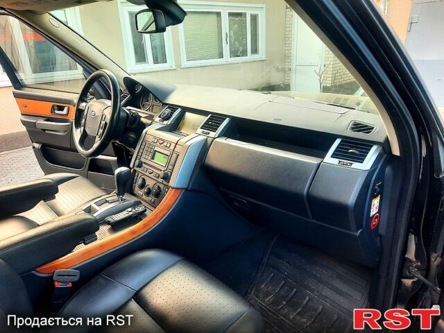 Чорний Ленд Ровер Range Rover Sport, об'ємом двигуна 4.2 л та пробігом 161 тис. км за 10500 $, фото 7 на Automoto.ua