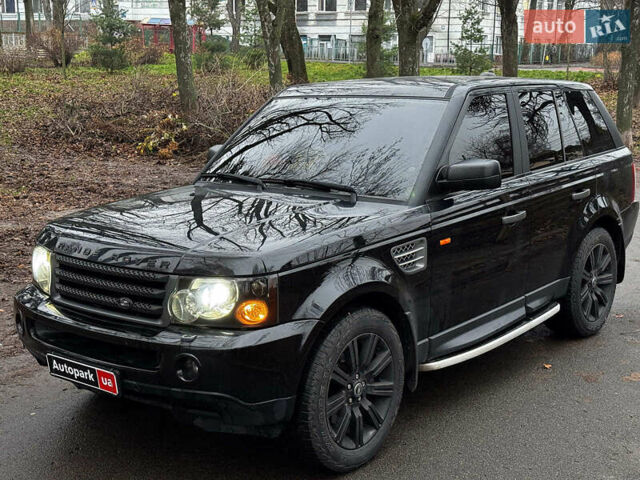 Черный Ленд Ровер Рендж Ровер Спорт, объемом двигателя 4.2 л и пробегом 246 тыс. км за 11490 $, фото 1 на Automoto.ua