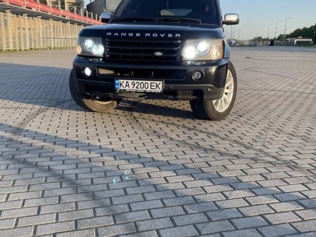 Чорний Ленд Ровер Range Rover Sport, об'ємом двигуна 4.4 л та пробігом 186 тис. км за 13000 $, фото 3 на Automoto.ua