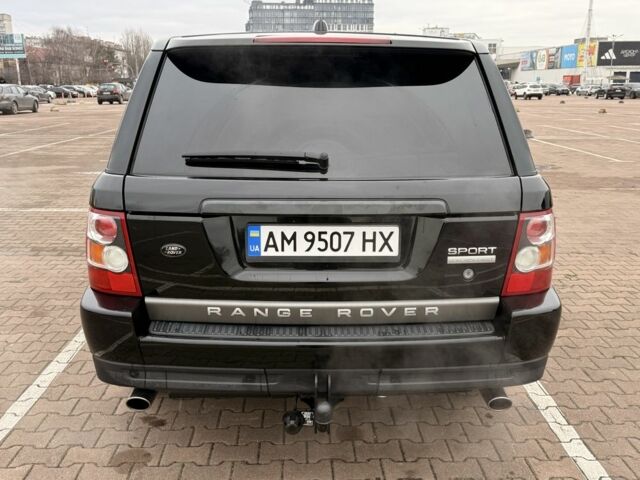 Черный Ленд Ровер Рендж Ровер Спорт, объемом двигателя 4.2 л и пробегом 210 тыс. км за 9900 $, фото 2 на Automoto.ua