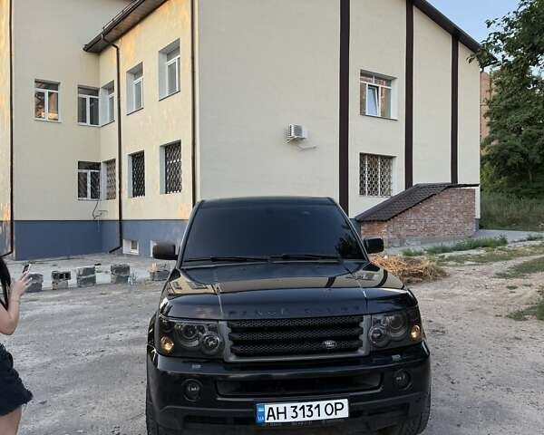 Черный Ленд Ровер Рендж Ровер Спорт, объемом двигателя 4.2 л и пробегом 245 тыс. км за 13000 $, фото 3 на Automoto.ua